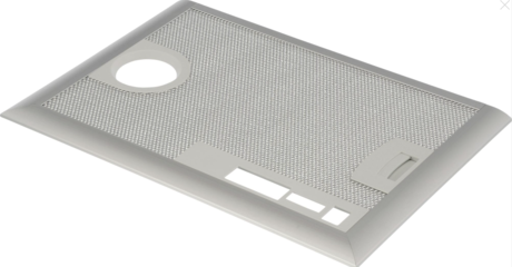 MAŠČOBNI FILTER KUHINJSKE NAPE BOSCH 380 x 265 x 9 mm 00365480