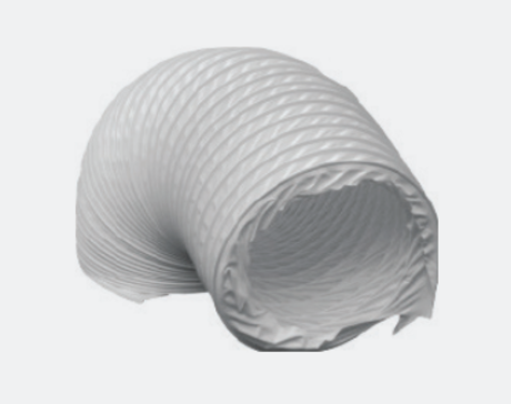 Cev za napo bela 100mm dolžina 3m