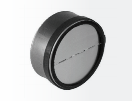 Kovinska okrogla nepovratna loputa 100mm