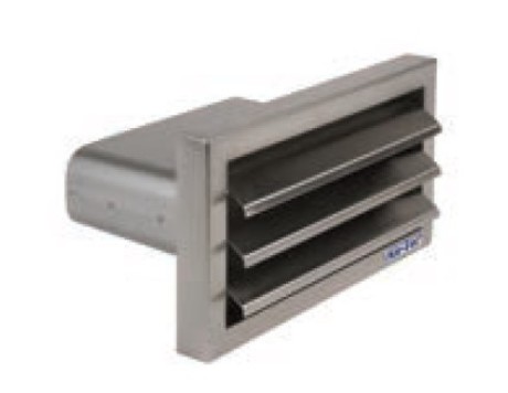 Zunanja stenska rozeta INOX 150X70mm