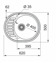 Kuhinjska-korita/ROG-611-62-BEIGE-ROCNO-KORITO-FRANKE_1
