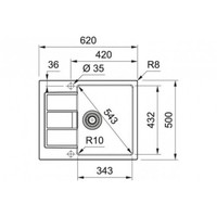 Kuhinjska-korita/S2D-611-62-CARBON-BLACK-ROCNO-KORITO-FRANKE