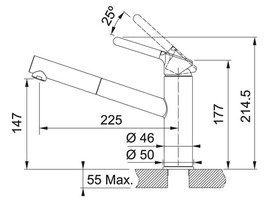 Kuhinjske-armature-2/ORBIT-IZVL.KROMGLACIER-ARMATURA-FRANKE