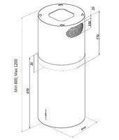 Kuhinjske-nape-2/CILINDRIC-O-EVO-A-WH-NAPA-SICCABO_1