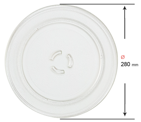 KROŽNIK MIKROVALOVNE PEČICE WHIRLPOOL 481246678407