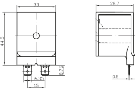 TULJAVA SQ-A47 4-P VENTIL 230VAC IP54 FASTON SANHUA
