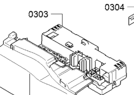 KONTROLNI MODUL ELEKTRONIKE KAVNEGA APARATEA BOSCH 00706662
