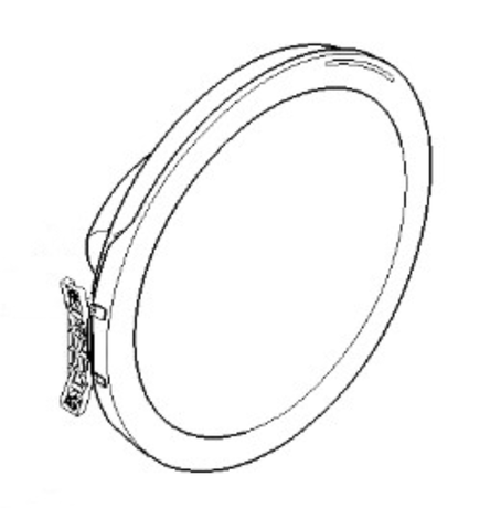 VRATA PRALNEGA STROJA BOSCH 11045900 