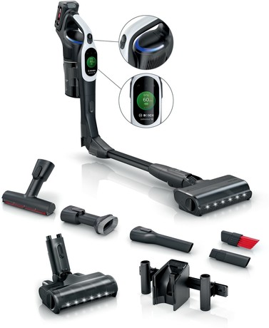 BCS1041WAC BOSCH Baterijski sesalnik, Unlimited 10, Bela