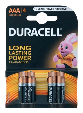 VLOŽEK BATERIJSKI BASIC AAA K4 DURACELL 